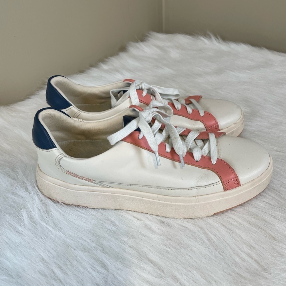 Kizik Vegas Hands Free Coral and Blue Sneakers women’s 9 men’s 7.5